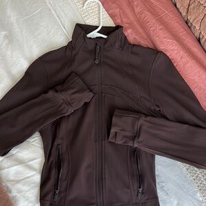 lululemon athletica Dark Brown Bomber Jacket